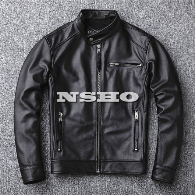 上質 カウハイド メンズ  革ジャン シングル タイプ ライダース レザージャケット イタリアンレザー 牛革 上質 カウハイド メンズ 革ジャン シングル スタイル ライダース