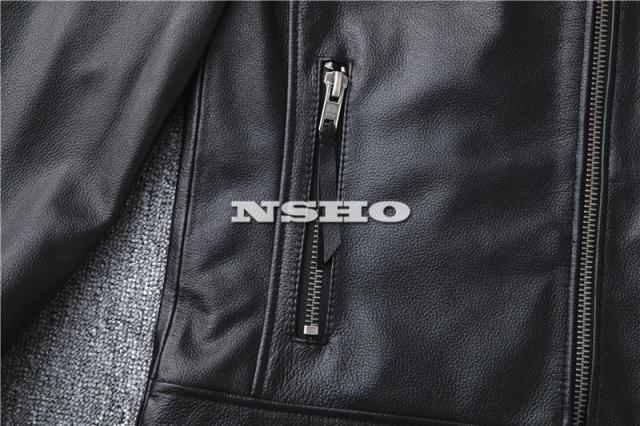 上質 カウハイド メンズ 革ジャン シングル スタイル ライダース