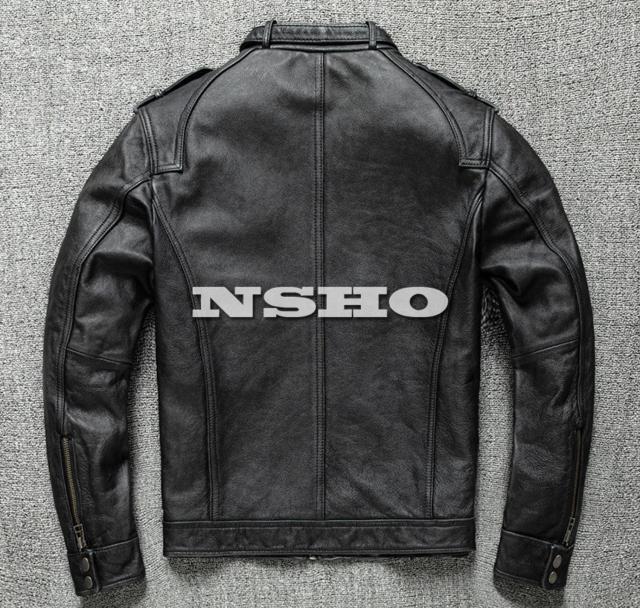 上質 カウハイド メンズ 革ジャン M65 タイプ ヴィンテージ サファリ