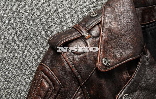 上質 カウハイド メンズ 革ジャン 50´s ダブルライダース レザー