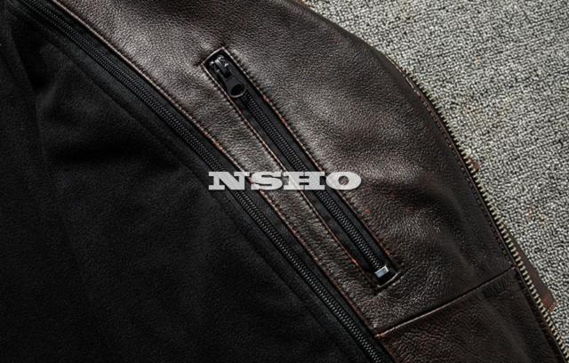 上質 カウハイド メンズ 革ジャン 50´s ダブルライダース レザー