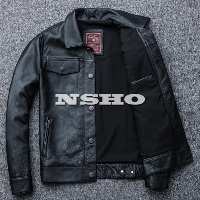 上質 革ジャン カウハイド メンズ スタンダードスタイル ライダース