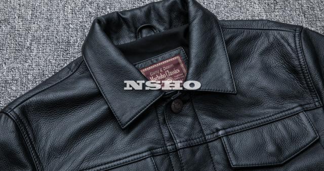 上質 革ジャン カウハイド メンズ スタンダードスタイル ライダース