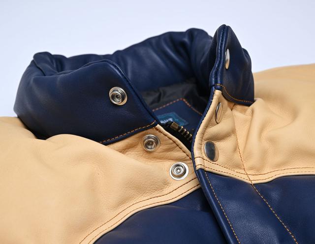 デザイン性と機能性を兼備した、至高のレザーダウンジャケットHERO