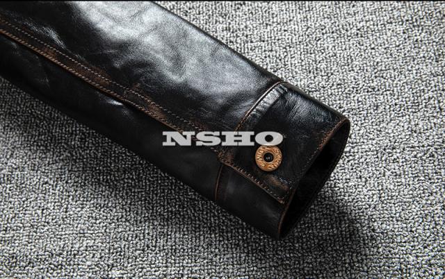 上質 革ジャン 茶芯ホースハイド メンズ サードタイプ Gジャン