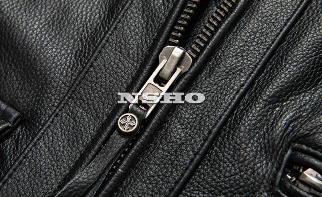 上質 革ジャン カウハイド メンズ M65タイプ ライダース レザー