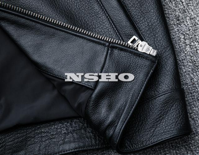 上質 革ジャン カウハイド メンズ ミニマムスタイル シングル