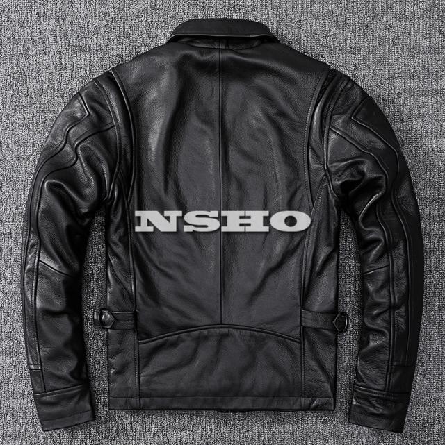 上質 革ジャン カウハイド メンズ スタンダード スタイル シングル