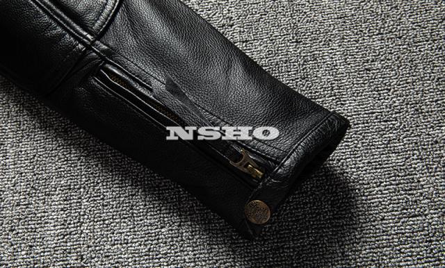 上質 革ジャン カウハイド メンズ 50´s パテッド シングル ライダース