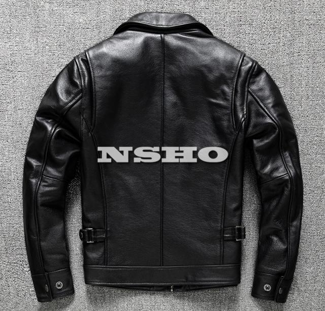 上質 革ジャン カウハイド メンズ ミニマムスタイル シングル