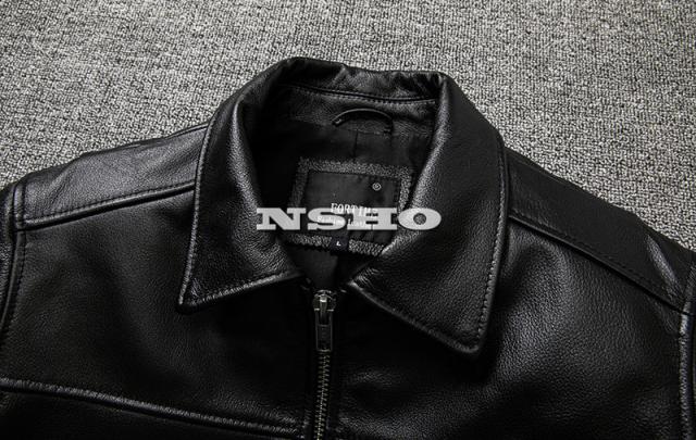 上質 革ジャン カウハイド メンズ ミニマムスタイル シングル