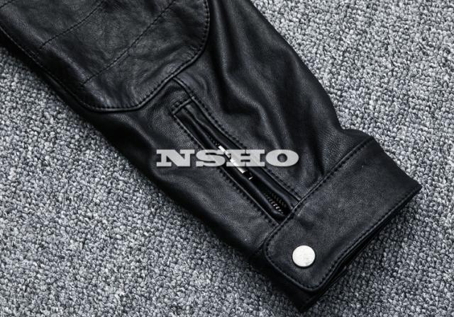 上質 革ジャン シープスキン メンズ ミニマムスタイル シングル