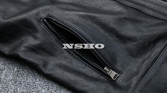 上質 革ジャン シープスキン メンズ ミニマムスタイル シングル