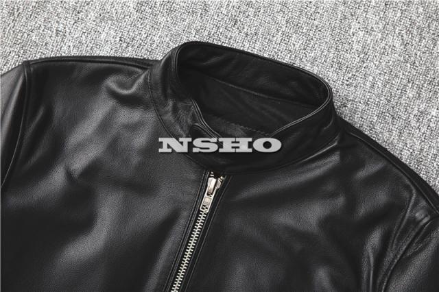 上質革ジャン メンズ シングルライダース ジャケット イタリアンレザー