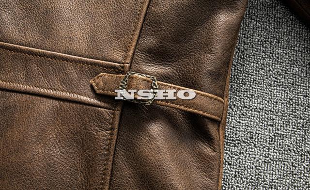 上質革ジャン メンズ ライダース ジャケット イタリアンレザー ホース