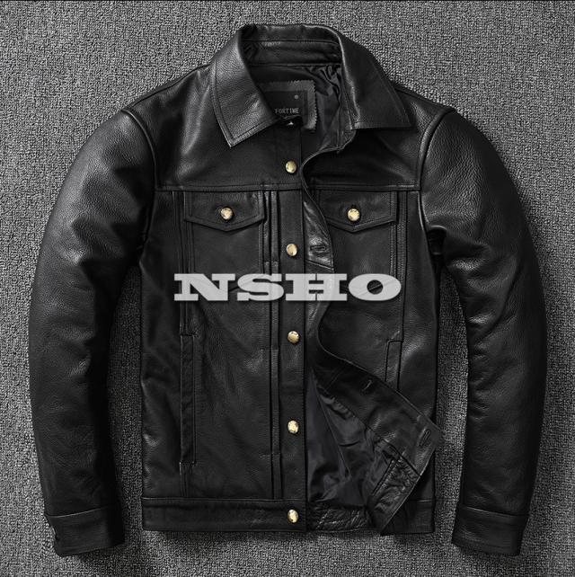 上質　メンズ　レザージャケット　カウハイド　牛革　サードタイプ　Gジャン　ライダース  557　3rd Type  イタリアンレザー