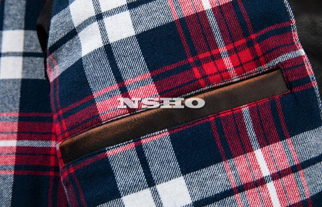 上質　メンズ　レザー　ジャケット　ホースハイド　馬革 茶芯ホースハイド 30´s ワークコート レザージャケット カーコート ブレーキマン ベジタブルタンニンなめし　植物鞣し_7