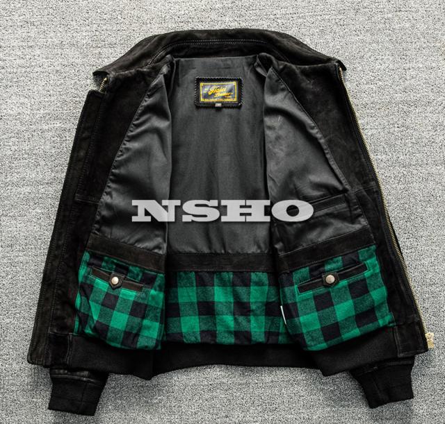 上質 メンズ レザー ジャケット 復刻 40年代 アビエイタースタイル