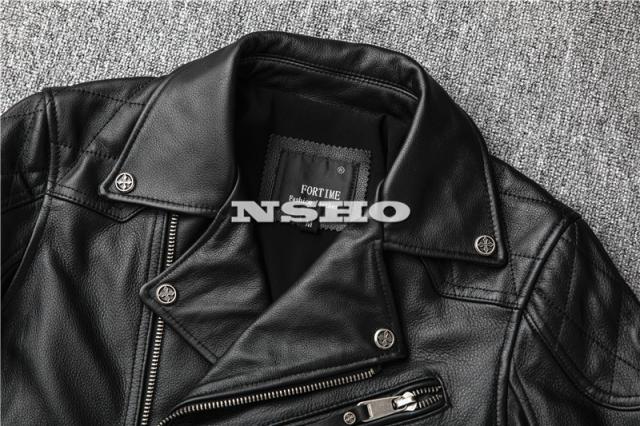 上質 メンズ レザー ジャケット カウハイド 牛革 復刻 50´s ダブル