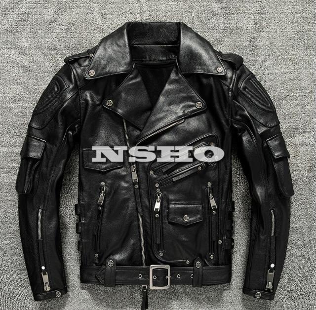 上質革ジャン メンズ　カウハイド　牛革　復刻50年代 J-24タイプ ダブルライダース レザージャケット  ベジタブル の通販は