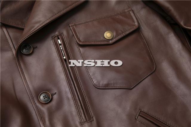 上質革ジャン メンズ カウハイド 牛革 復刻 40年代 アビエイター