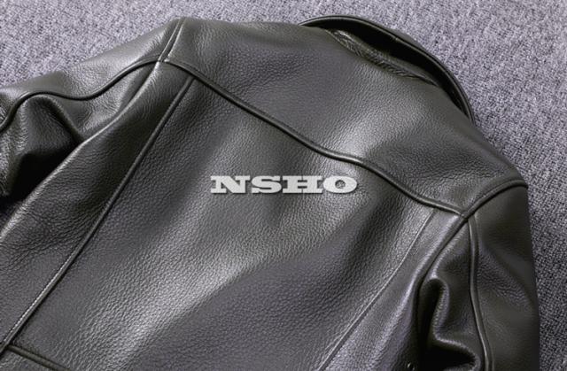 上質革ジャン メンズ　カウハイド　牛革　 1.5mm  UKスタイル ダブルライダース レザージャケット  ロンジャン