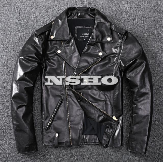 上質革ジャン メンズ　シープスキン　羊革　50年代　J-24タイプ　ダブルライダース　レザージャケット　ベジタブル