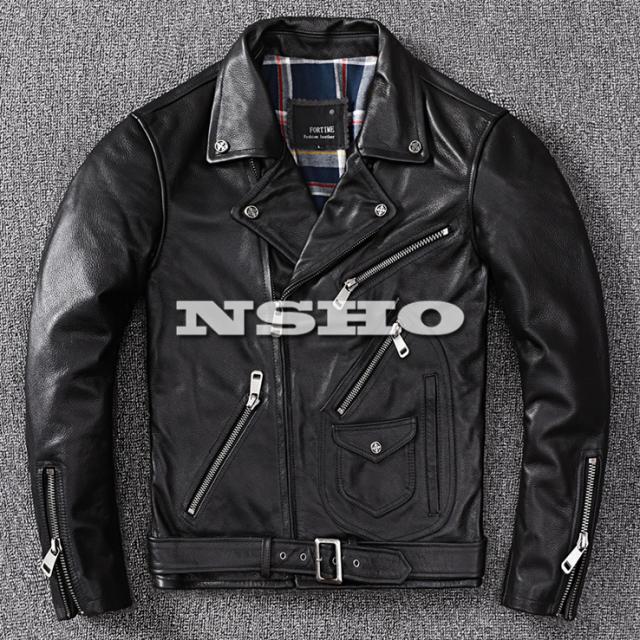 上質革ジャン メンズ カウハイド 牛革 復刻 50年代 J-24タイプ ダブル