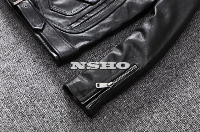 上質革ジャン メンズ カウハイド 牛革 復刻 50年代 J-24タイプ ダブル