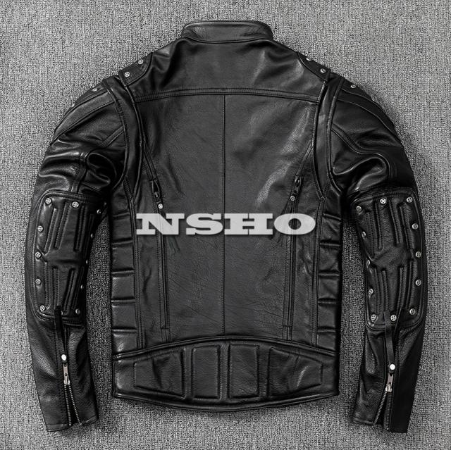 上質革ジャン メンズ カウハイド 牛革 スタンダードスタイル シングル
