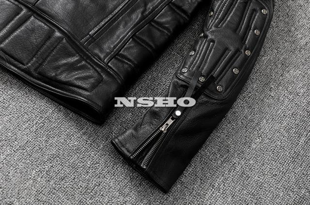 上質革ジャン メンズ カウハイド 牛革 スタンダードスタイル シングル