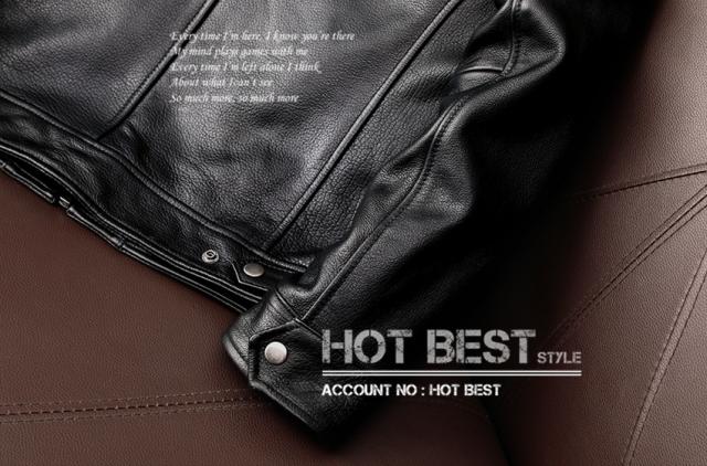 上質 メンズ レザー ジャケット カウハイド 牛革 スタンダードスタイル