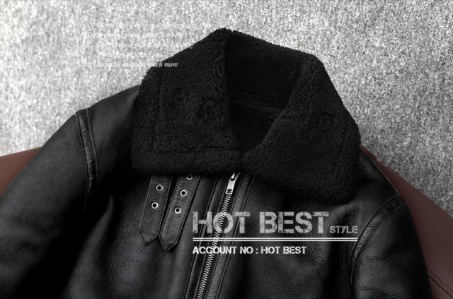 上質　メンズ　レザー　ジャケット　シープスキン 羊革  ムートンボア　羊毛　復刻40´S　 USAF TYPE B-3  ムートンレザージャケット  WWII  B-6 フライト 上質 メンズ レザー ジャケット シープスキン 羊革 ムートンボア 羊毛