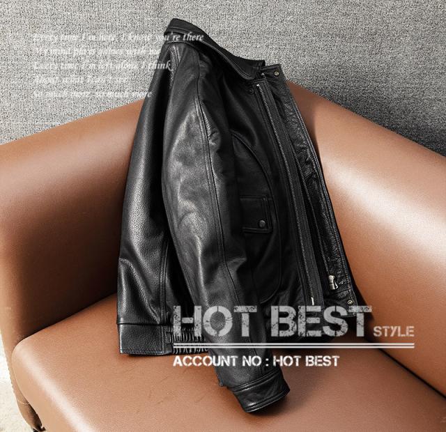 上質　メンズ　レザー　ジャケット　ゴートスキン　山羊革　大きめサイズ　復刻40’s アビエイタースタイル　高級　フライトジャケット　中綿   レザージャケット 上質 メンズ レザー ジャケット ゴートスキン 山羊革 大きめサイズ