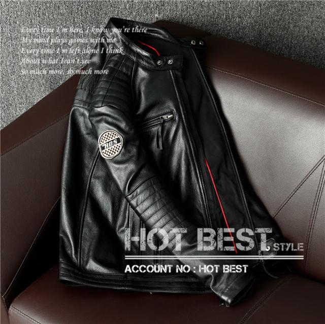 上質 メンズ レザー ジャケット カウハイド 牛革 アウトロースタイル