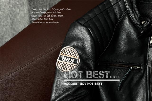 上質 メンズ レザー ジャケット カウハイド 牛革 アウトロースタイル