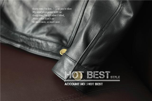 上質 メンズ レザー ジャケット カウハイド 牛革 復刻 50年代 サード