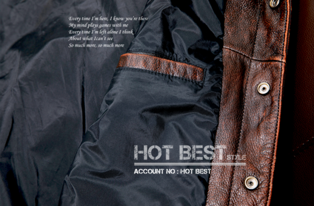 上質 メンズ レザー ジャケット カウハイド 牛革 茶芯牛革 ベスト