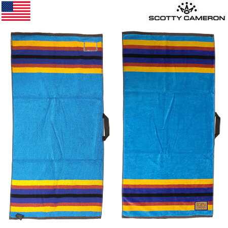 スコッティキャメロン Blue Stripe Towel ブルーストライプ Scotty