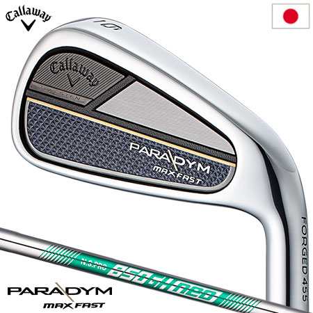 キャロウェイ PARADYM MAX FAST パラダイム アイアン 5本セット(6I-PW) メンズ 右用 N.S.PRO 850GH neo スチールシャフト 日本正規品 202