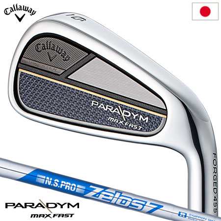 キャロウェイ PARADYM MAX FAST パラダイム アイアン 5本セット(6I-PW) メンズ 右用 N.S.PRO ZELOS 7 スチールシャフト 日本正規品 2023