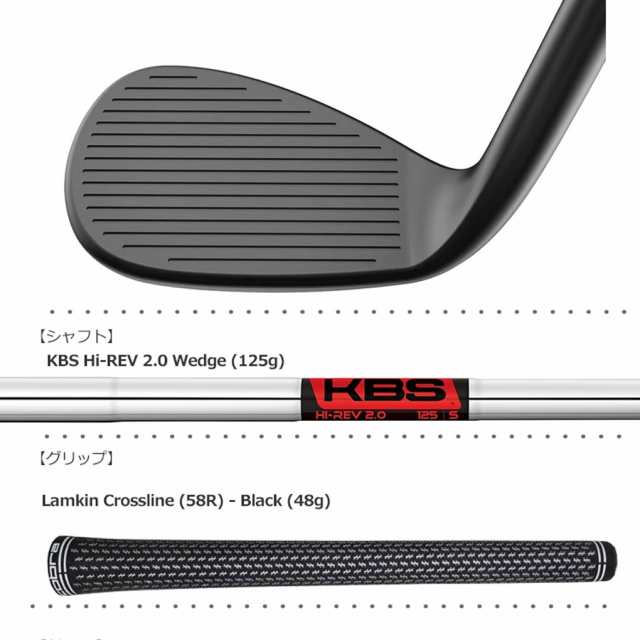 COBRA GOLF コブラゴルフ SNAKEBITE 2023 スネークバイト ブラック ウェッジ メンズ 右用 KBS Hi-REV 2.0 SNAKEBITE Black Wedge USA直輸