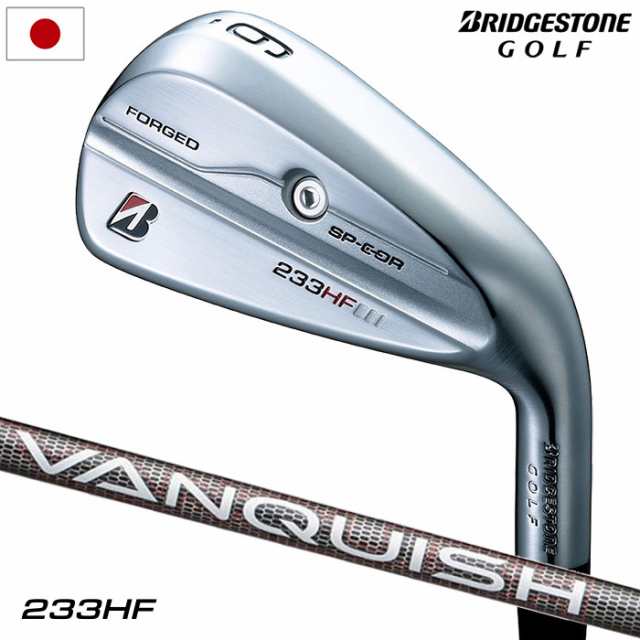 ブリヂストンゴルフ 233HF アイアン 5本セット(#6-9PW) メンズ 右用 VANQUISH BS50i カーボンシャフト 日本正規品 2023年モデル