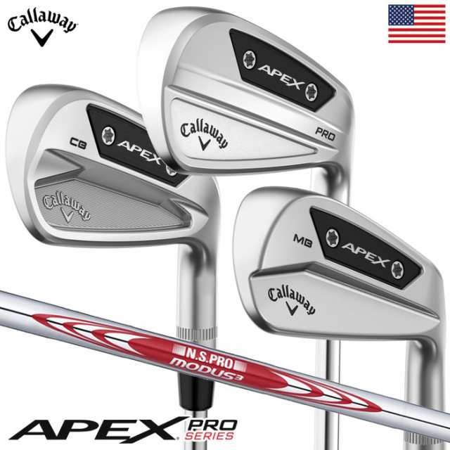 キャロウェイ Apex Pro Series Triple Play Combo Set アイアン コンボ 7本セット(4-9PW) メンズ 右用 N.S.Pro MODUS3 TOUR 120 スチー