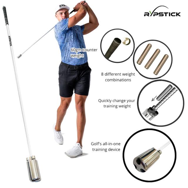 RYP Golf Rypstick スイング練習器 ホワイト GOLF'S ULTIMATE SPEED