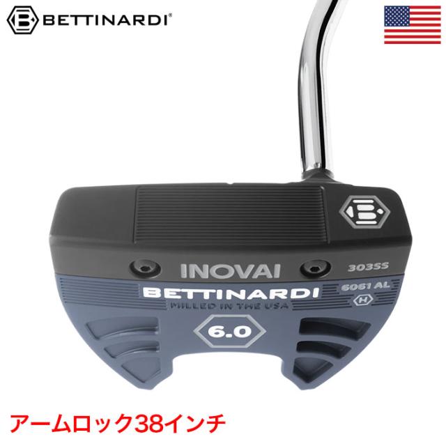 ベティナルディ 2024 INOVAI 6.0 COUNTERBALANCE パター アームロック 38インチ メンズ 右用 ARMLOCK GRIP BETTINARDI USA直輸入品の通販は