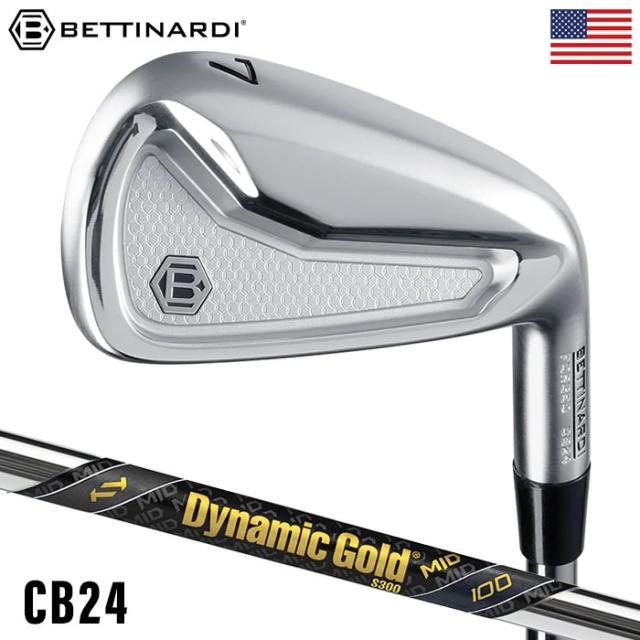 ベティナルディ CB24 アイアン 7本セット(4-PW) DYNAMID GOLD MID 100 スチールシャフト BETTINARDI 2024年モデル USA直輸入品 ダイナミックゴールド ミッド DG  並行輸入品 ゴルフクラブの通販は 258,000円