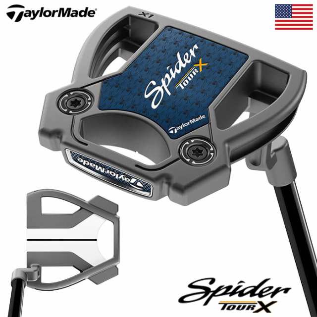 テーラーメイド Spider Tour X L-Neck パター メンズ 右用 34インチ スパイダー ツアー TaylorMade 2024年モデル USA直輸入品