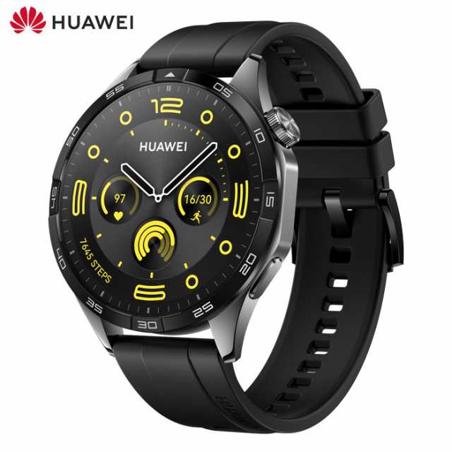 HUAWEI WATCH GT4 46mm 腕時計型GPSゴルフナビ ファーウェイ Black ゴルフ ラウンド用品 正規取扱店