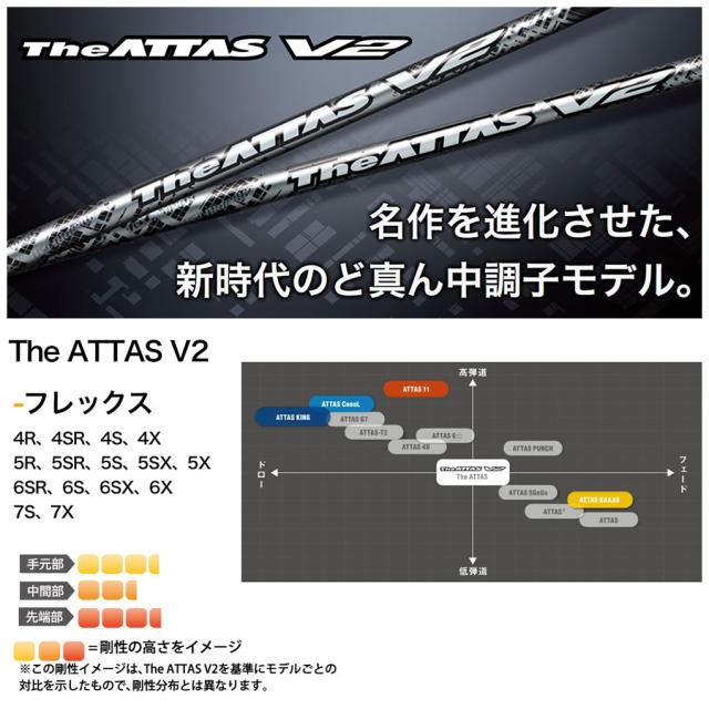 コブラ LTDx LS ドライバー 限定ゴールドThe ATTAS V2シャフト